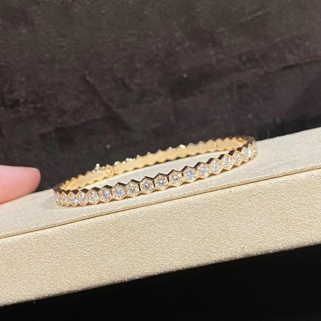 ¡®Imperial¡¯BEE LOVE GOLD BRACELET FULL DIAMOND