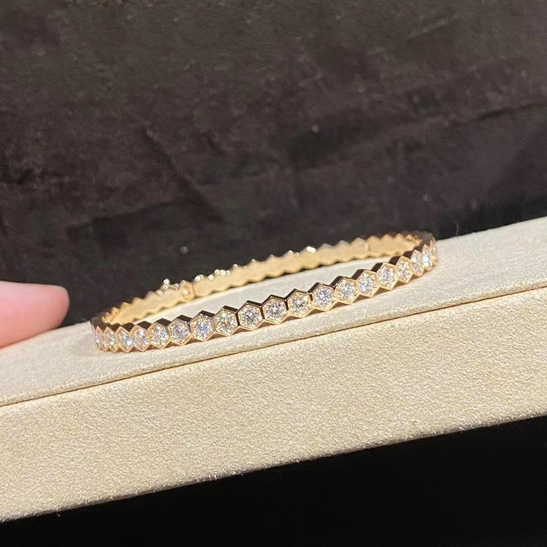 ¡®Imperial¡¯BEE LOVE GOLD BRACELET FULL DIAMOND
