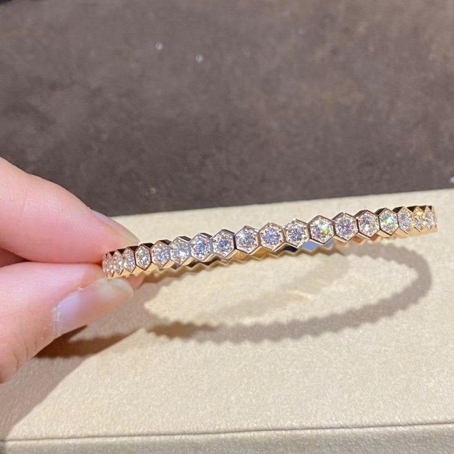 ¡®Imperial¡¯BEE LOVE GOLD BRACELET FULL DIAMOND