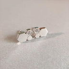 ¡®Imperial¡¯BEE LOVE SILVER DIAMOND EARRINGS