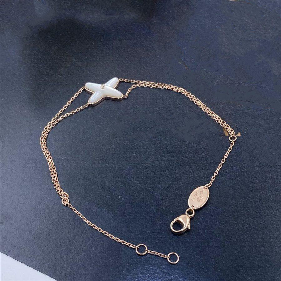 ¡®Imperial¡¯JEUX BRACELET WHITE MOP PINK GOLD 1 DIAMOND