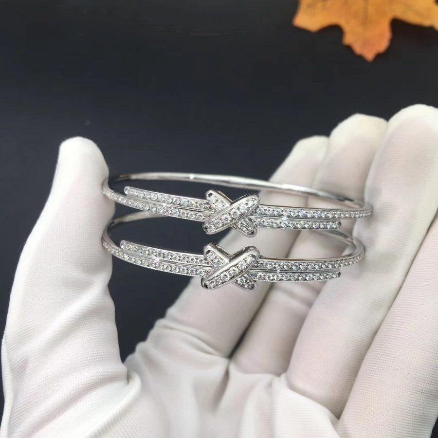 ¡®Imperial¡¯JEUX DE BRACELET DIAMONDS SILVER