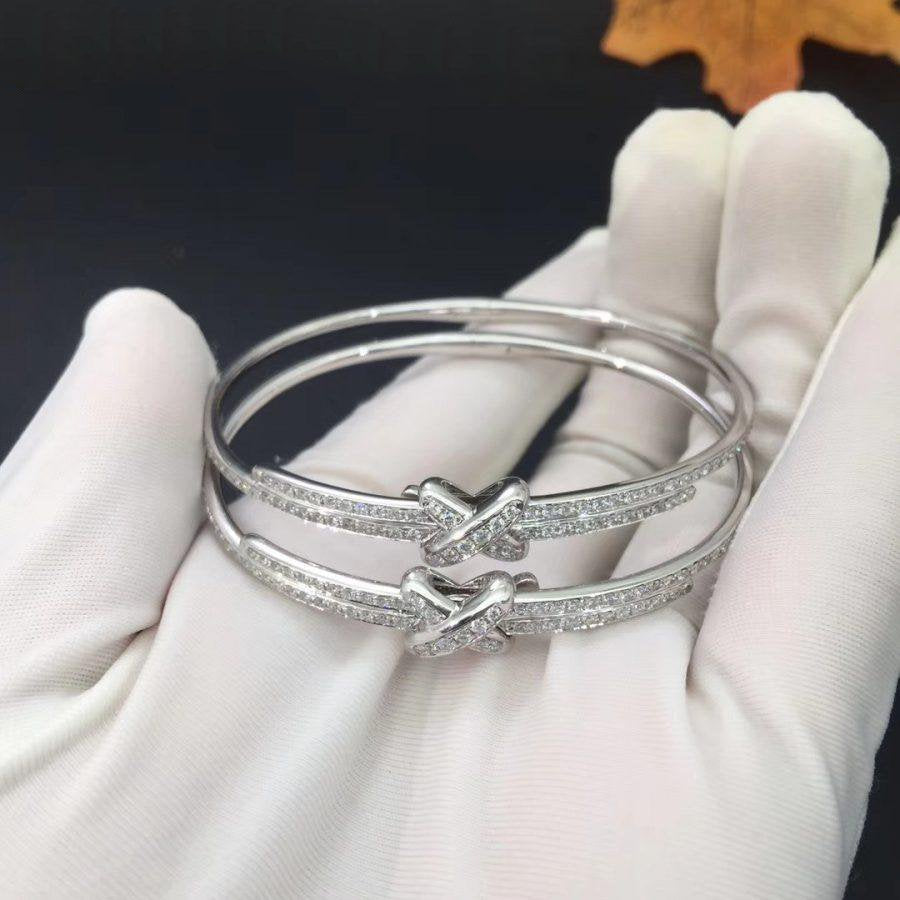 ¡®Imperial¡¯JEUX DE BRACELET DIAMONDS SILVER