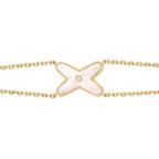 ¡®Imperial¡¯JEUX BRACELET WHITE MOP GOLD 1 DIAMOND
