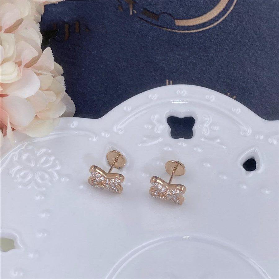 ¡®Imperial¡¯JEUX DE PINK GOLD DIAMOND EARRINGS