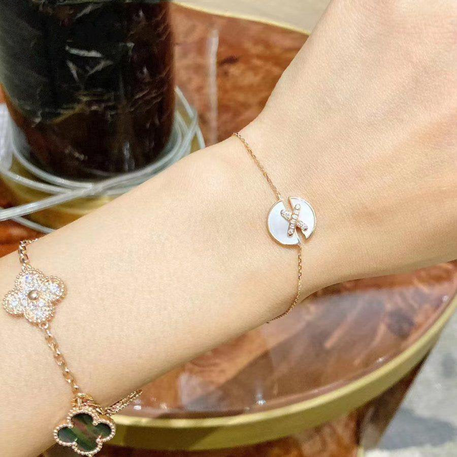 ¡®Imperial¡¯JEUX DE BRACELET MOP PINK GOLD DIAMONDS