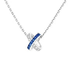 ¡®Imperial¡¯LIENS DIAMOND SILVER NECKLACE
