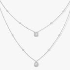 [Imperial Jewelrys]Diamond Necklace My Twin 2 Rows