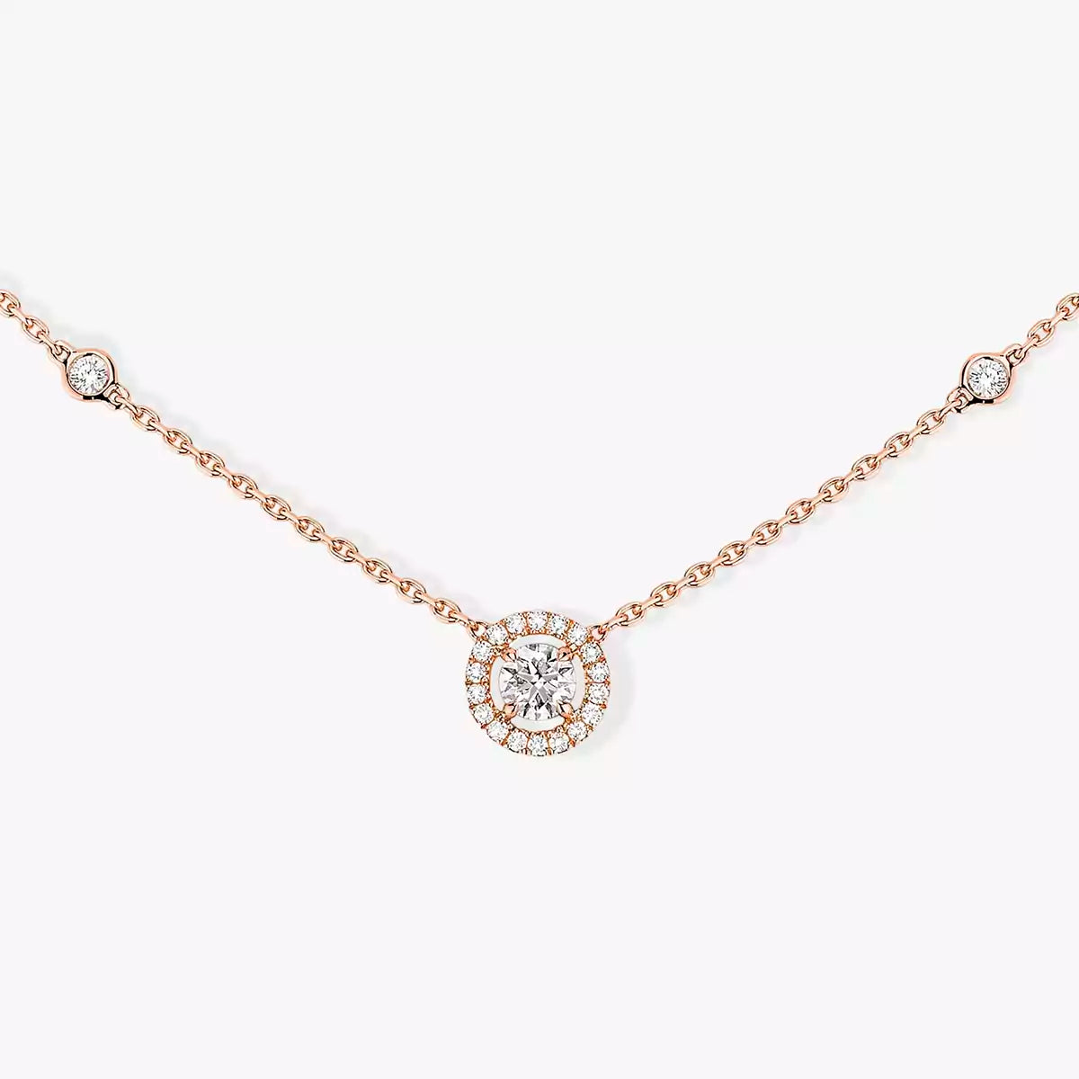 [Imperial Jewelrys]Diamond Necklace 0,20ct Brilliant Shape Joy