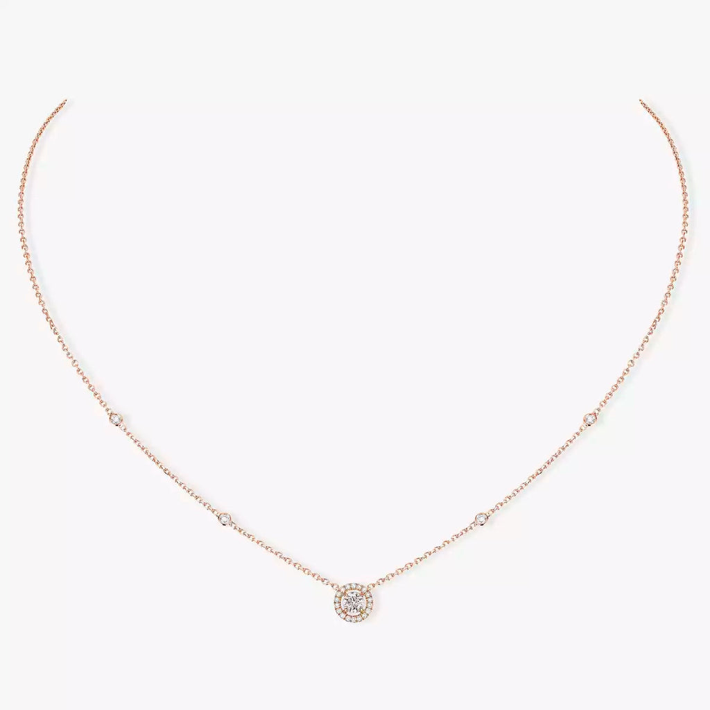 [Imperial Jewelrys]Diamond Necklace 0,20ct Brilliant Shape Joy
