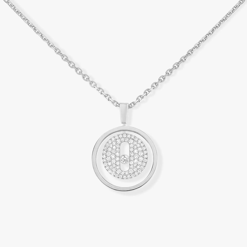 [Imperial Jewelrys]LUCKY MOVER PM PAVED NECKLACE