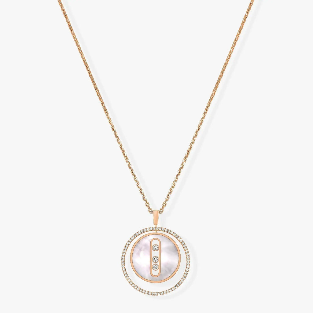[Imperial Jewelrys]LUCKY MOVE MM NACRE BLANCHE DIAMOND NECKLACE