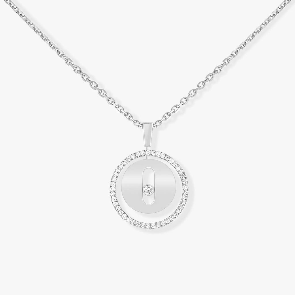 [Imperial Jewelrys]LUCKY MOVE PM NECKLACE SILVER DIAMOND