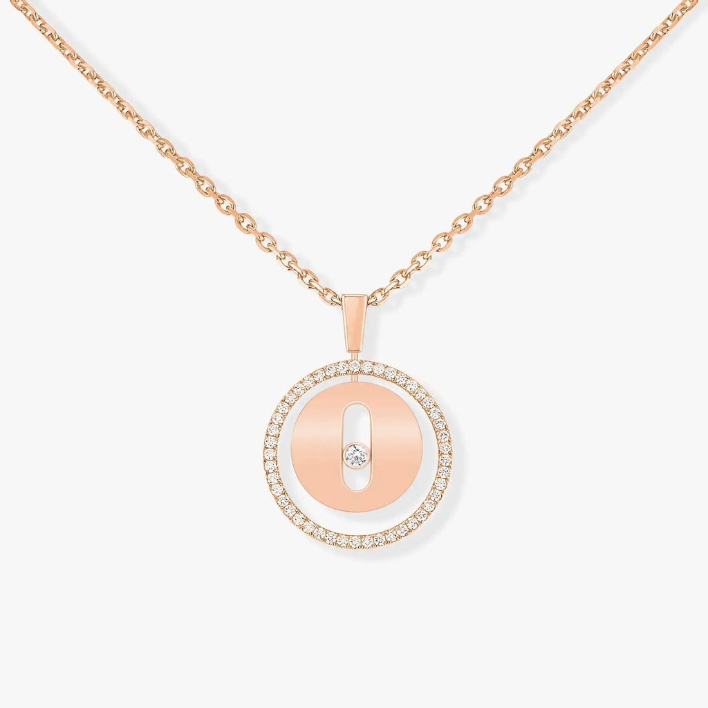 [Imperial Jewelrys]LUCKY MOVE PM NECKLACE PINK GOLD DIAMOND
