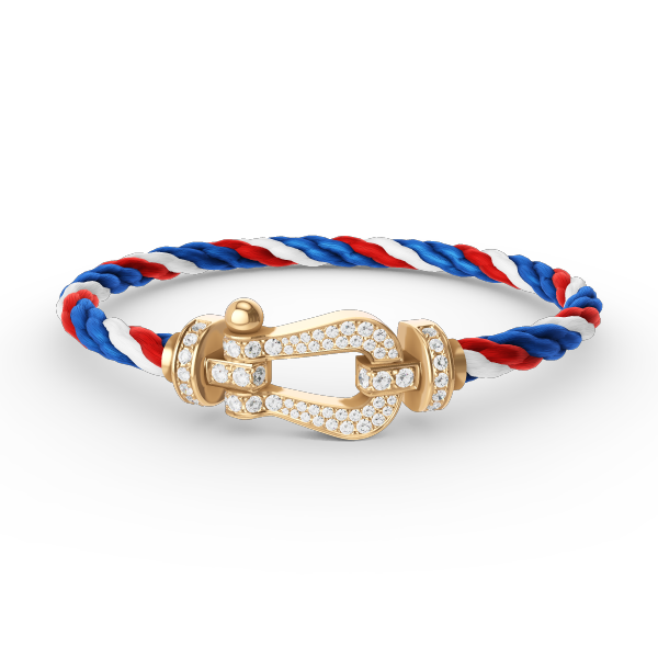 ¡®Imperial¡¯FORCE LARGE HORSESHOE FULL DIAMOND BRACELET GOLD