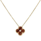 ¡®Imperial¡¯CLOVER 15MM DIAMOND AND YELLOW TIGER'S EYE AGATE necklace