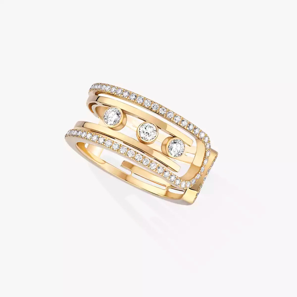 [Imperial Jewelrys]Move 10th Diamond Ring in Gold