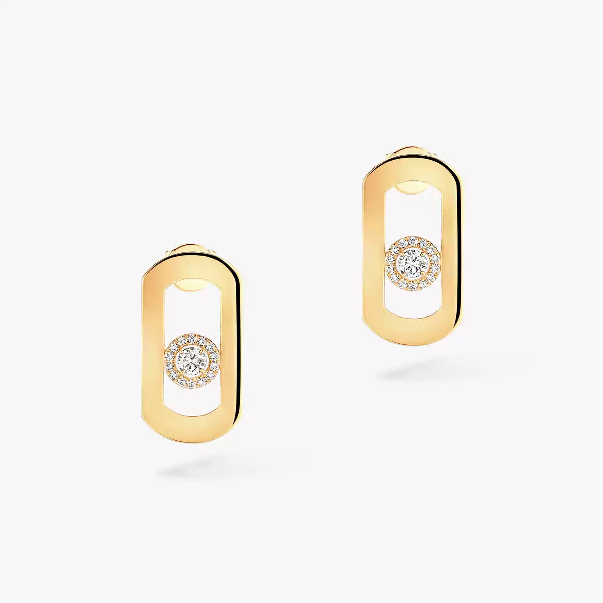 [Imperial Jewelrys]So Move Diamond Earrings in Yellow Gold