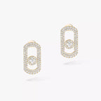 [Imperial Jewelrys]So Move Pave_-Set Diamond Earrings in Silver