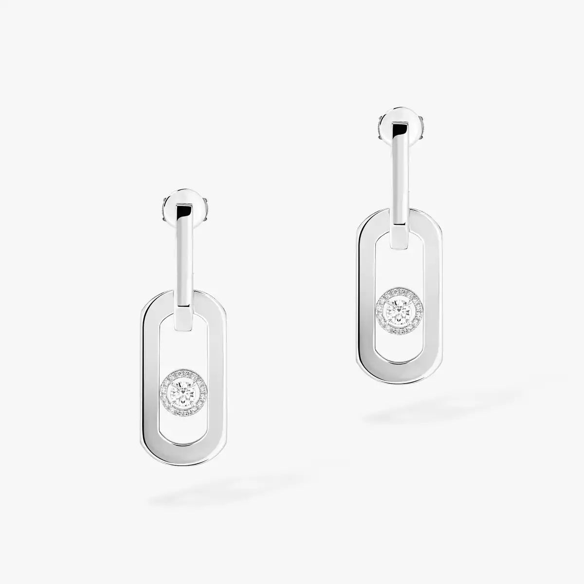 [Imperial Jewelrys]So Move XL Diamond Pendant Earrings