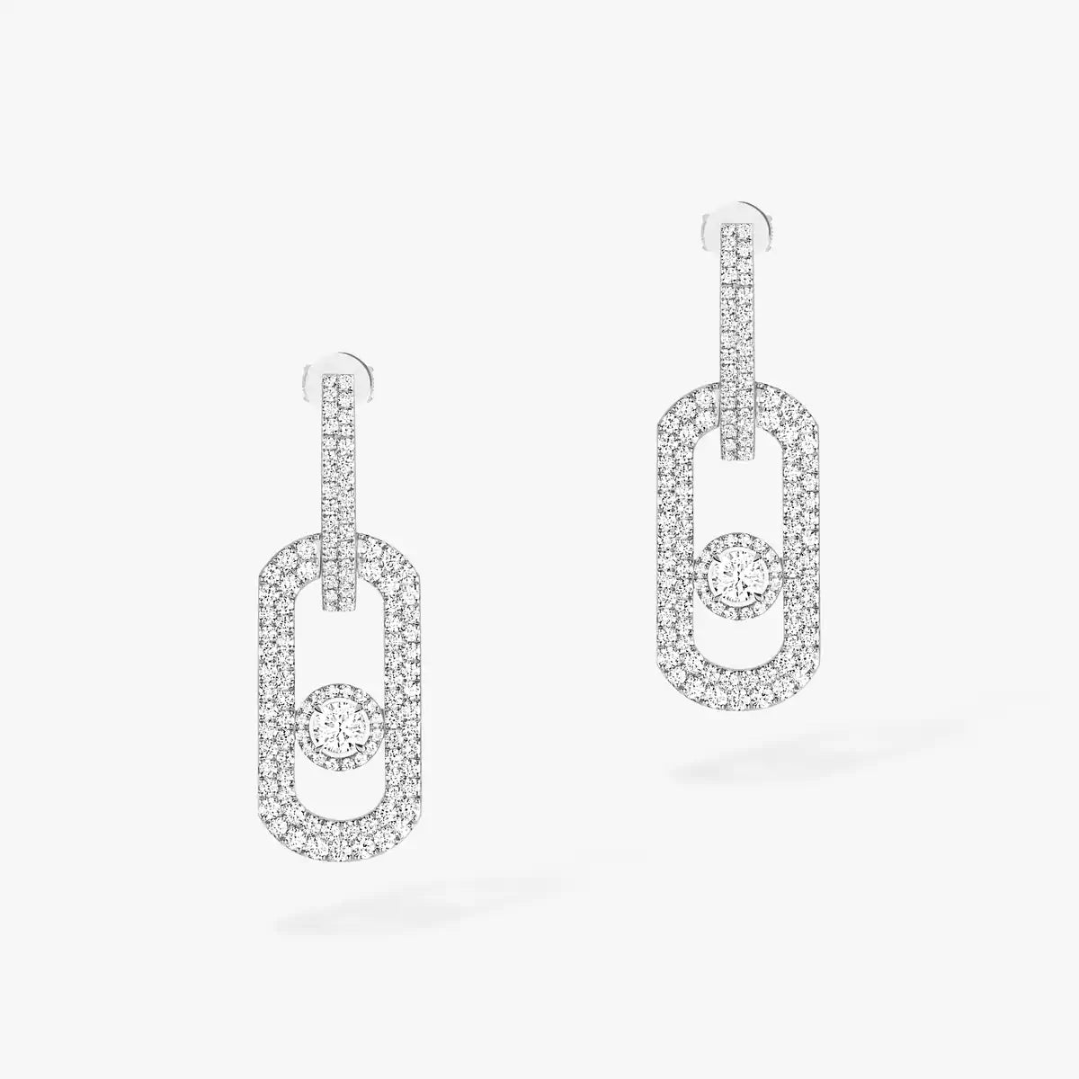 [Imperial Jewelrys]So Move XL Pave_-Set Diamond Pendant Earrings
