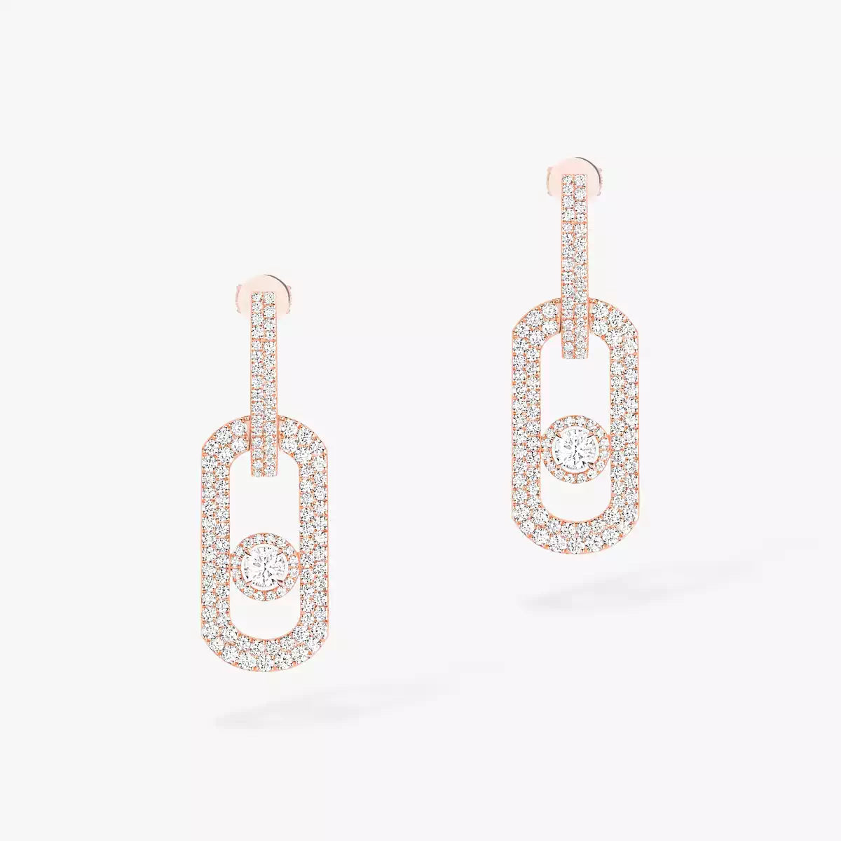 [Imperial Jewelrys]So Move XL Pave_-Set Diamond Pendant Earrings