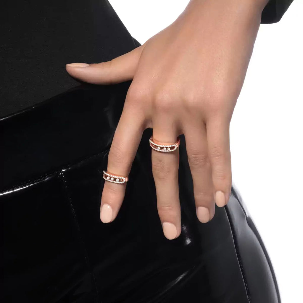 [Imperial Jewelrys] Baby Move Gold Diamond Pave_ Ring