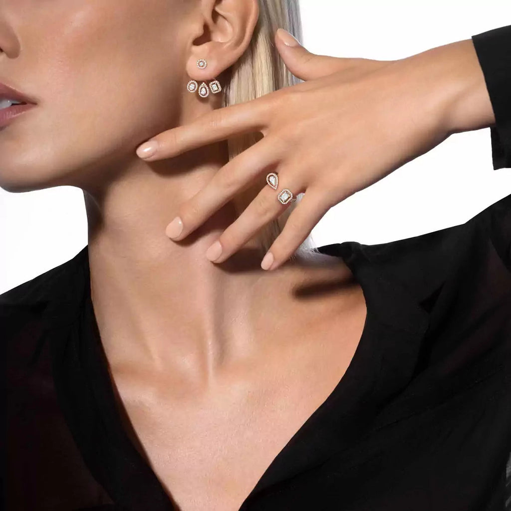 [Imperial Jewelrys] My Twin Trio  Diamond Earrings