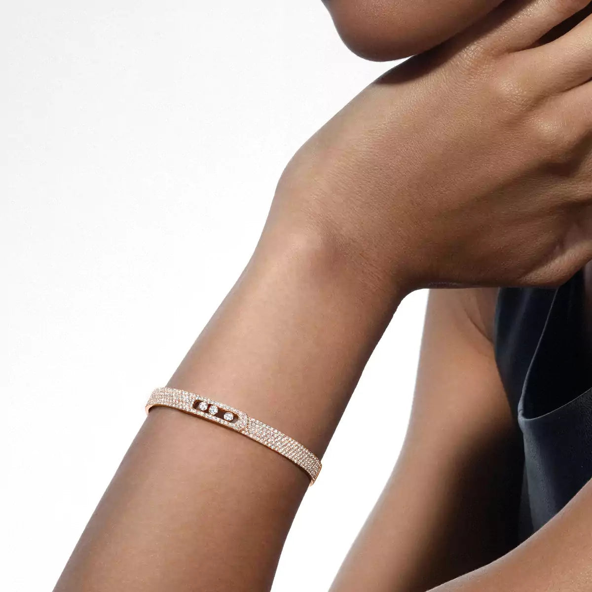 [Imperial Jewelrys]Move Noa Full Pavé Diamond Bangle Bracelet