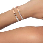 [Imperial Jewelrys]Move Noa Rose Gold Pavé Diamond Bangle Bracelet