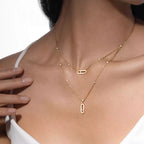 [Imperial Jewelrys] Move Uno Diamond Necklace
