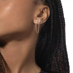 [Imperial Jewelrys]Move Uno Diamond Earrings