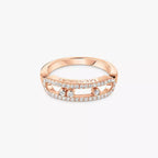 [Imperial Jewelrys] Baby Move Gold Diamond Pave_ Ring