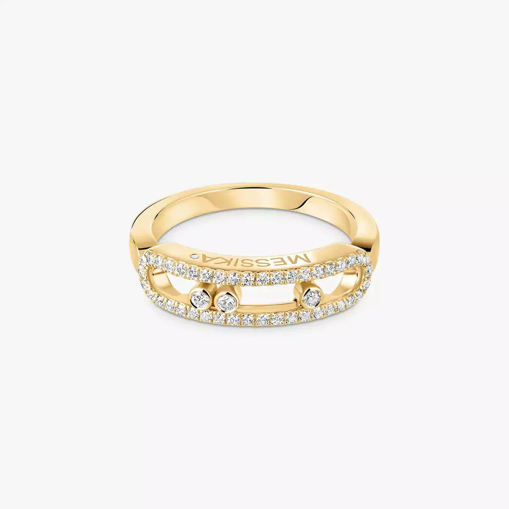 [Imperial Jewelrys] Baby Move Gold Diamond Pave_ Ring