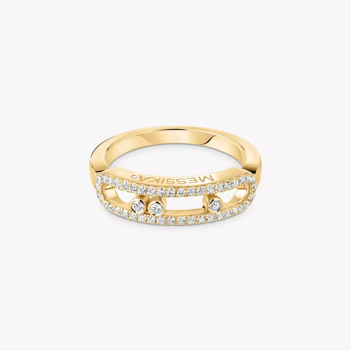 [Imperial Jewelrys] Baby Move Gold Diamond Pave_ Ring