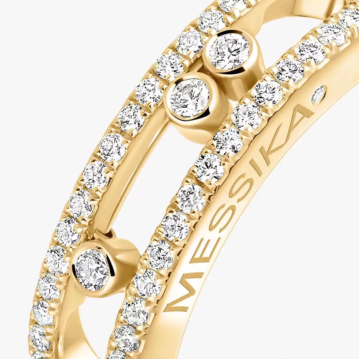 [Imperial Jewelrys] Baby Move Gold Diamond Pave_ Ring