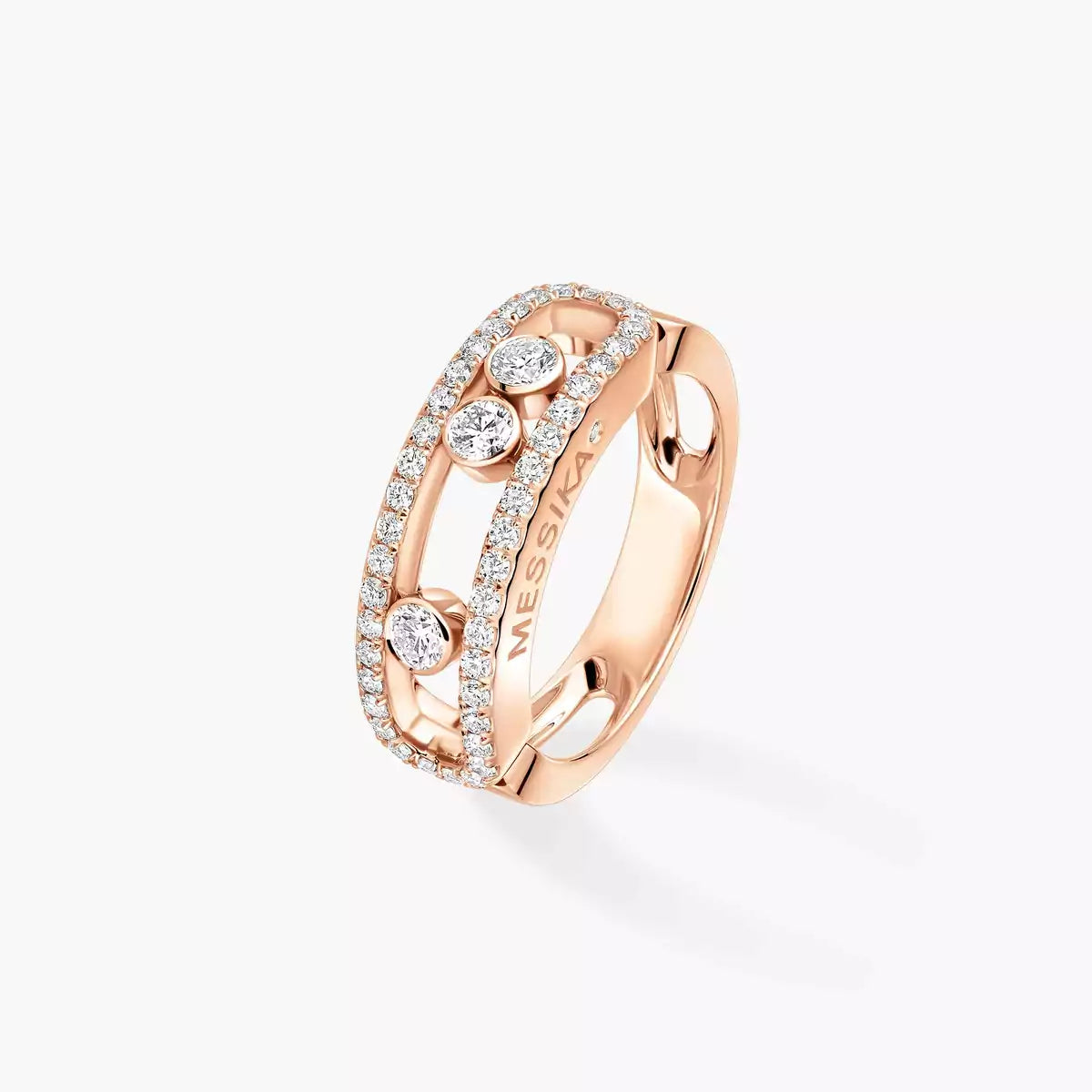 [Imperial Jewelrys] Move Gold Diamond Pave_ Ring