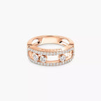 [Imperial Jewelrys] Move Gold Diamond Pave_ Ring