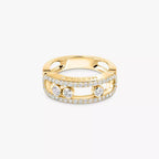 [Imperial Jewelrys] Move Gold Diamond Pave_ Ring