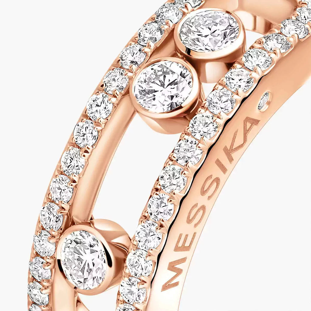 [Imperial Jewelrys] Move Gold Diamond Pave_ Ring
