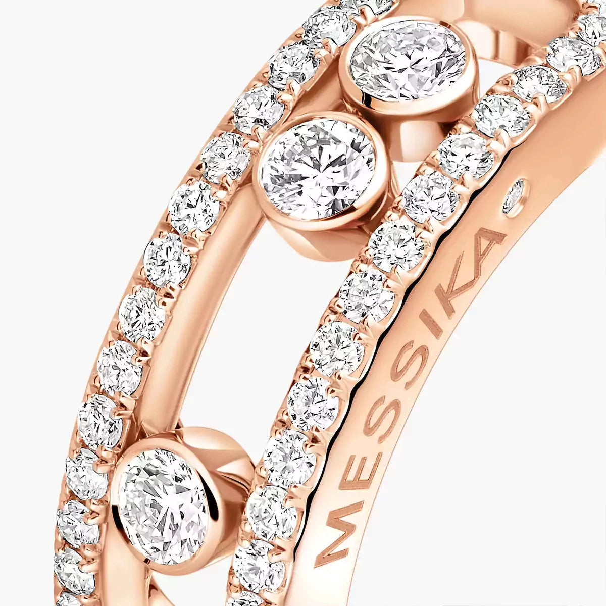 [Imperial Jewelrys] Move Gold Diamond Pave_ Ring