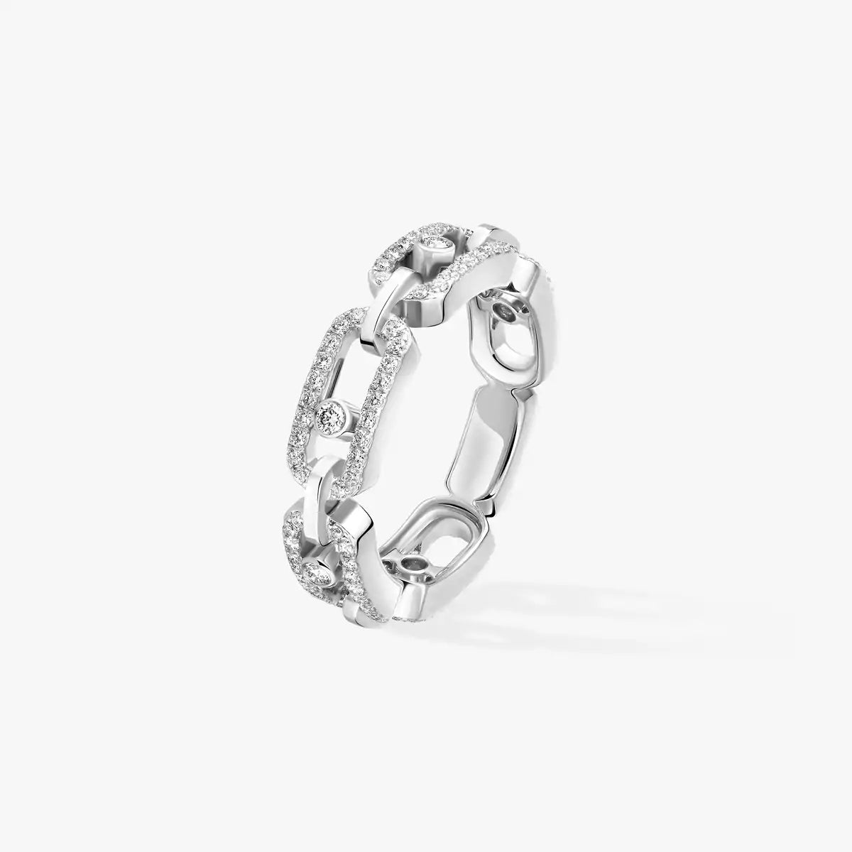 [Imperial Jewelrys]Move Link Pave_-Set Diamond Ring in Gold