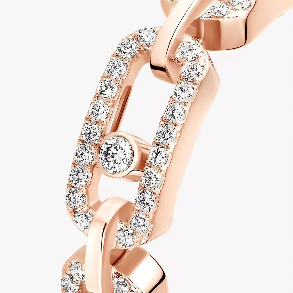 [Imperial Jewelrys]Move Link Pave_-Set Diamond Ring in Gold