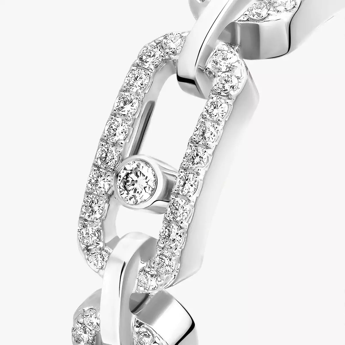 [Imperial Jewelrys]Move Link Pave_-Set Diamond Ring in Gold
