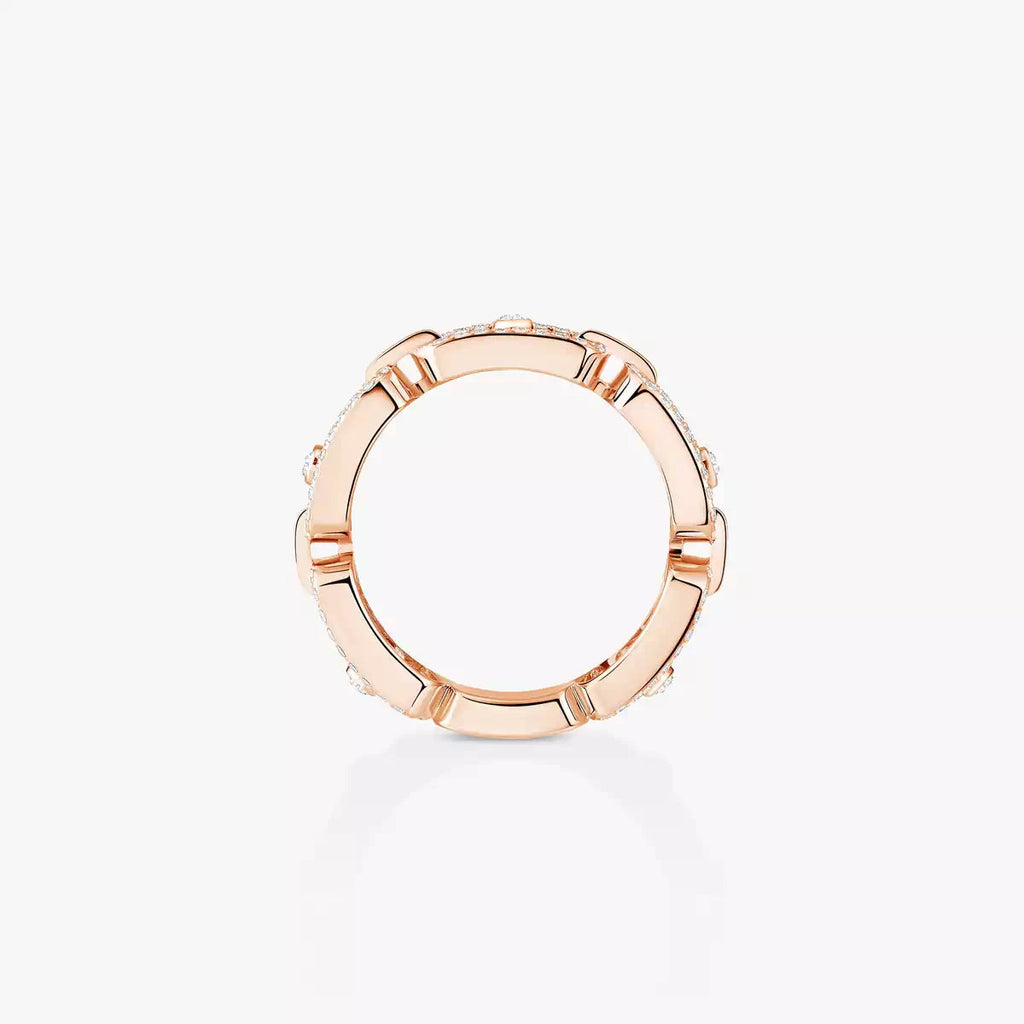 [Imperial Jewelrys]Move Link Pave_-Set Diamond Ring in Gold