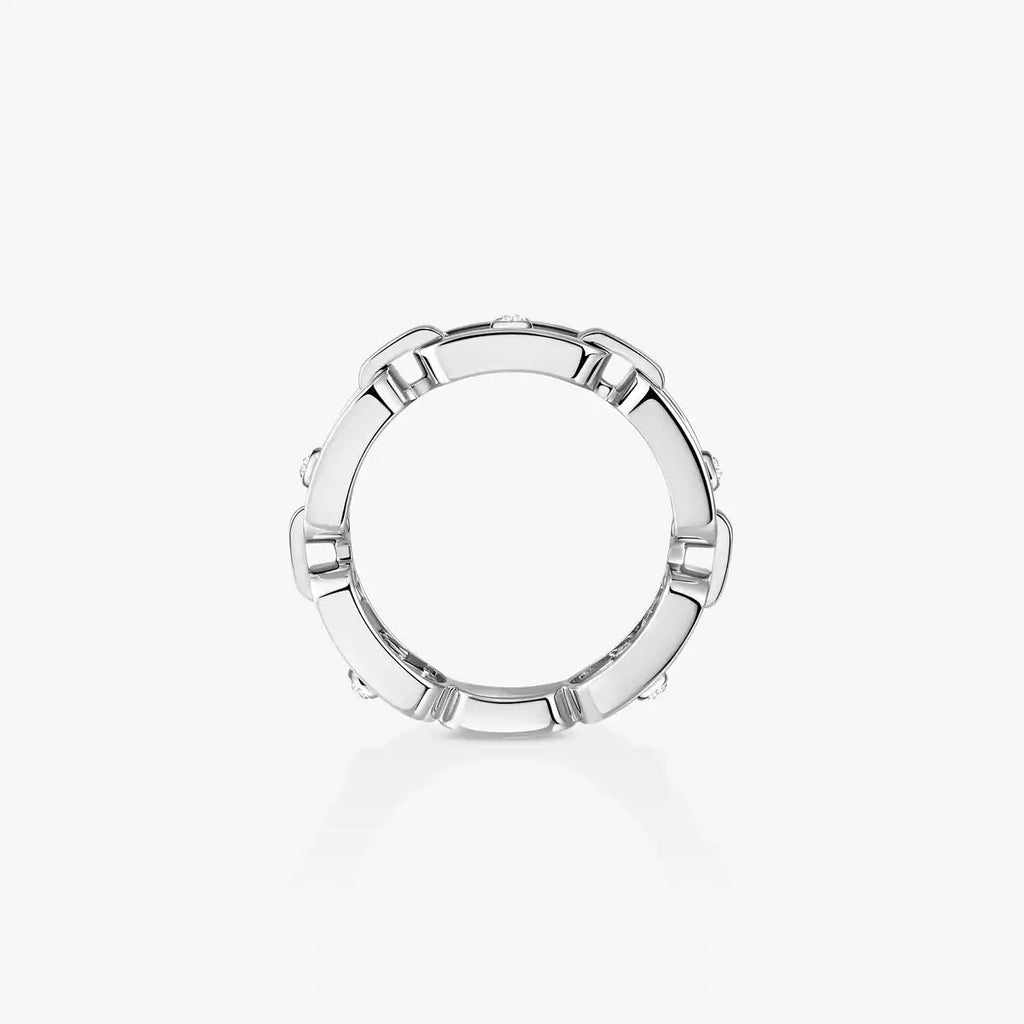 [Imperial Jewelrys]Move Link Pave_-Set Diamond Ring in Gold