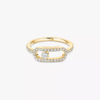 [Imperial Jewelrys]Move Uno Diamond Ring in Gold