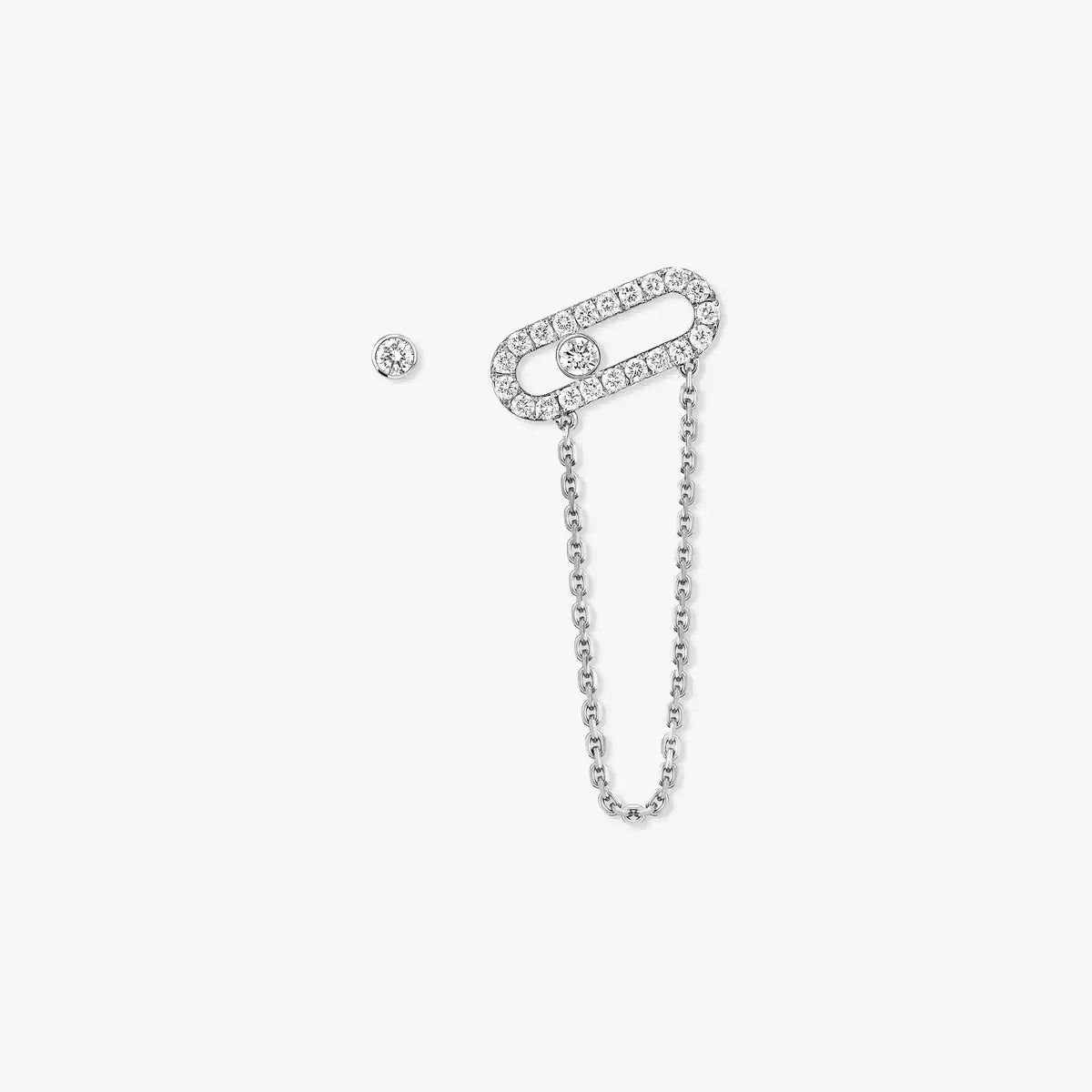 [Imperial Jewelrys]Move Uno Diamond Earrings