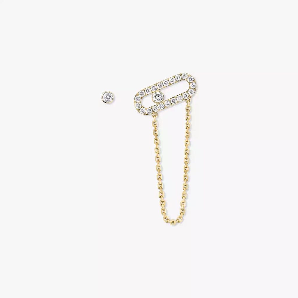[Imperial Jewelrys]Move Uno Diamond Earrings
