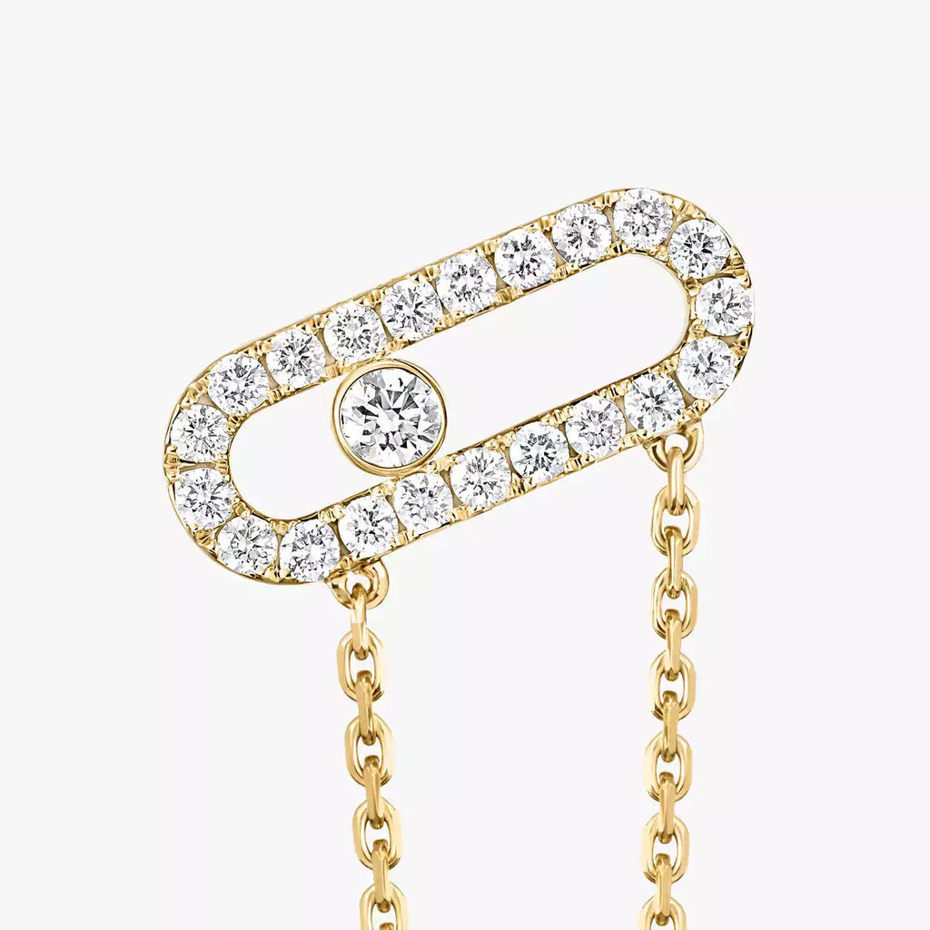 [Imperial Jewelrys]Move Uno Diamond Earrings